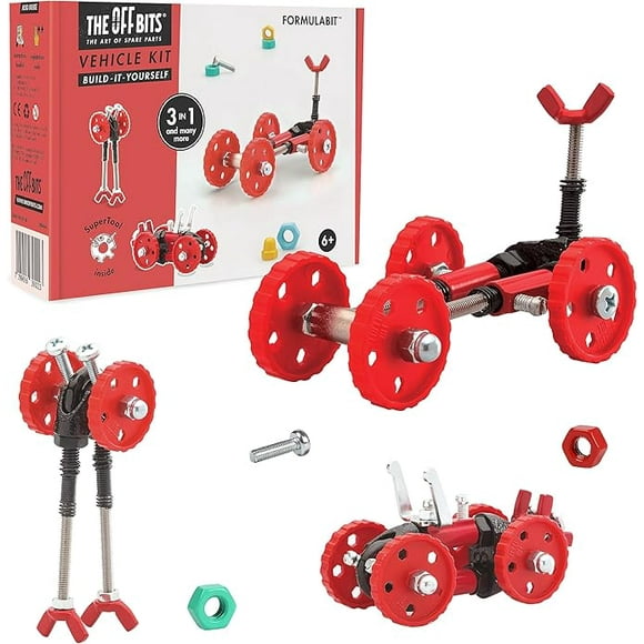Vehicle Stem Building Toys, Educational Build Your Own Robot Toy for Kids Age 6 7 8 9+ Year Old Boys and Girls, Stem Toys Engineering Kit, Construction Toys Steam Gift - FormulaBit