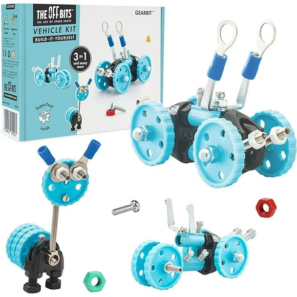 Vehicle Stem Building Toys, Educational Build Your Own Robot Toy for Kids Age 6 7 8 9+ Year Old Boys and Girls, Stem Toys Engineering Kit, Construction Toys Steam Gift - GearBit