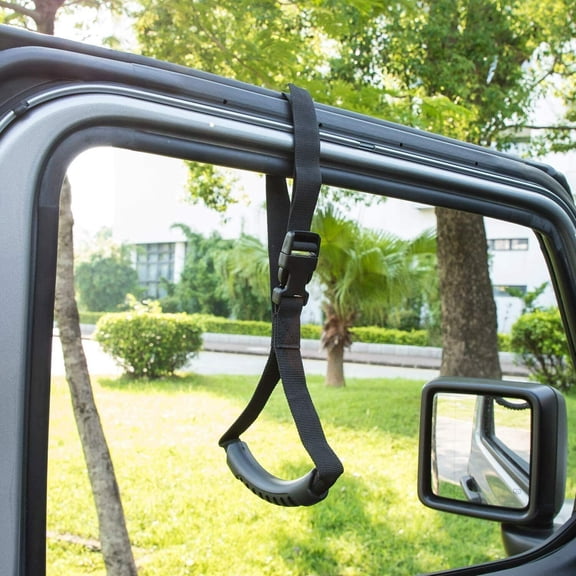 Vehicle Support 2Pcs Adjustable Standing Aid Safety Handle Nylon Car Grip Handle