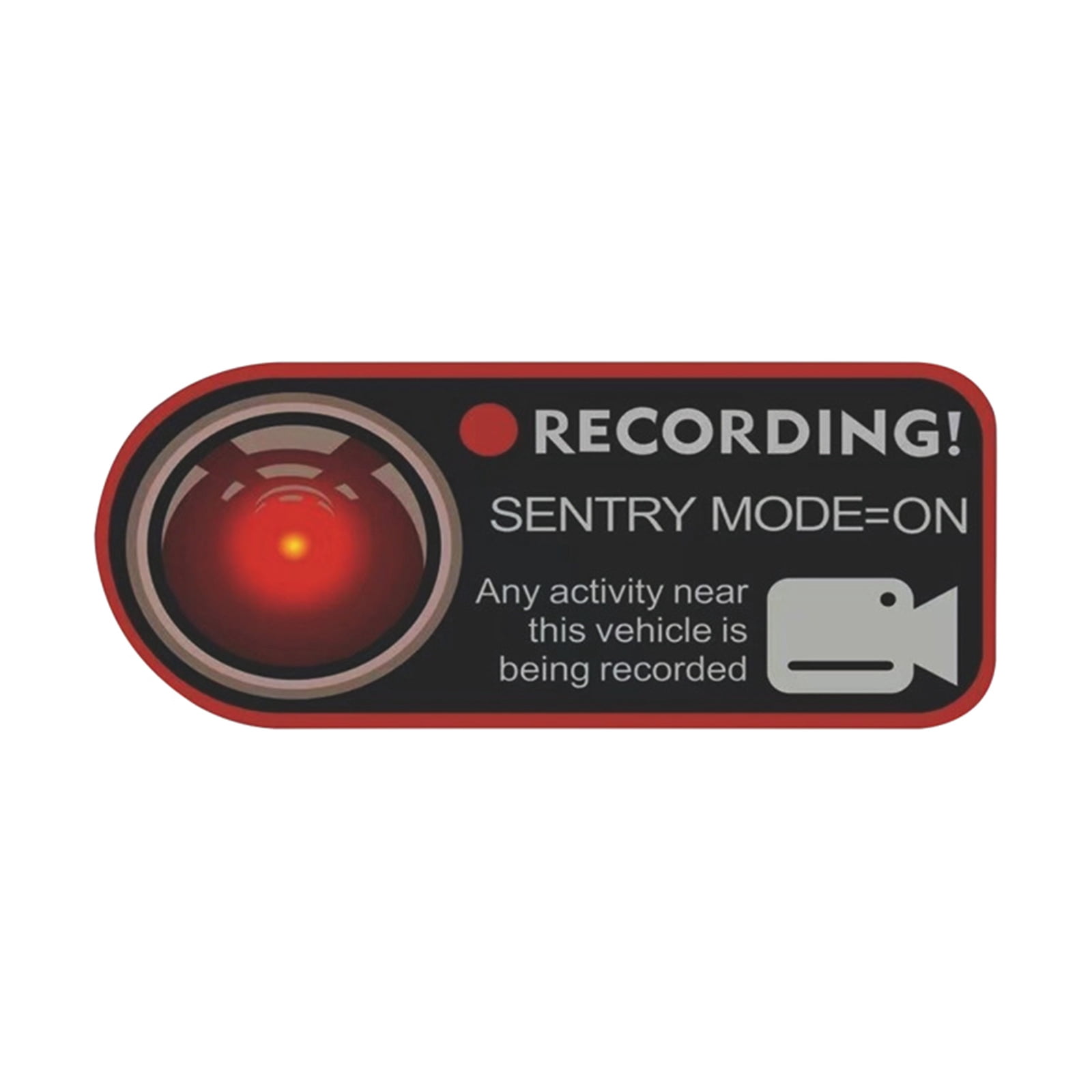 Vehicle Surveillances Decal Alert Systems Car Sticker with Remote ...