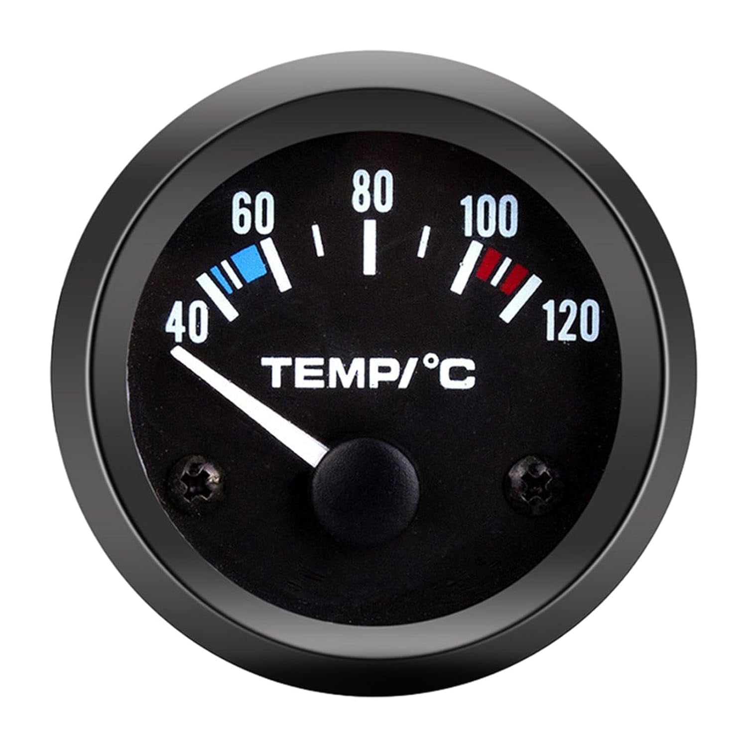 Vehicle Temperature Gauge, ABS Metal Effortless Setup Car Temperature