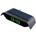 thumbnail image 1 of Vehicle Time & Temperature Display Noctilucence Solar Powered Dashboard Clock, 1 of 15