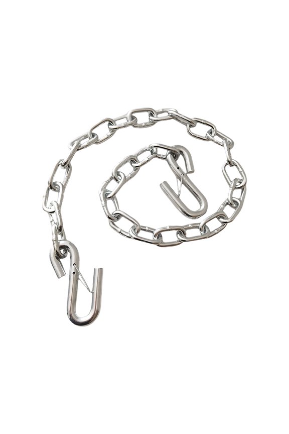 Vehicle Transport Tow Chain 1 Meter, Galvanized Trailer Chain with 3500 Load Rating for Backup Linkage, Hookup Support, and Use on Trailer Rigs