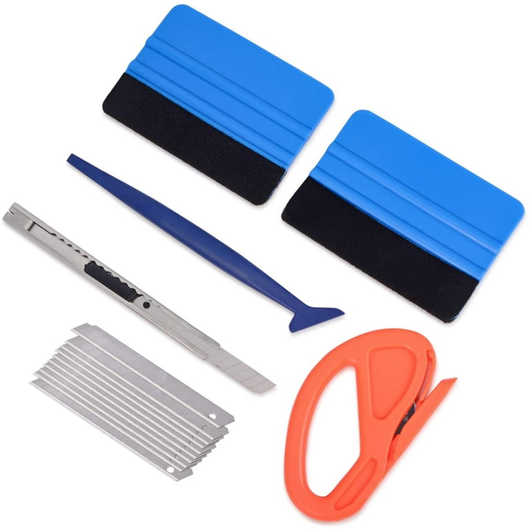 Vinyl Wrap Tool Kit Window Tint Kits for Car Wrapping Installation, Include  Heat Gun, Vinyl Squeegee,Micro Wrap Stick Squeegee, Film Cutter, Magnet