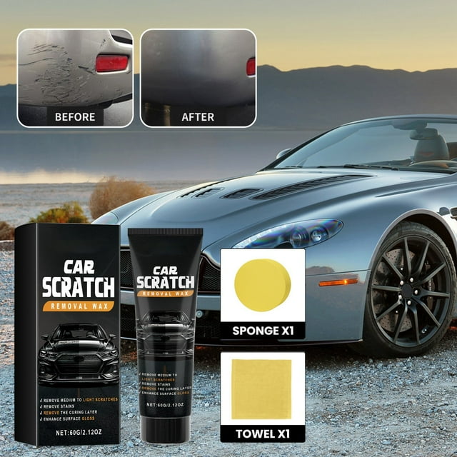 Vehicle Wax Kit Car Paint Coating Refurbishment Scratch60ml Car
