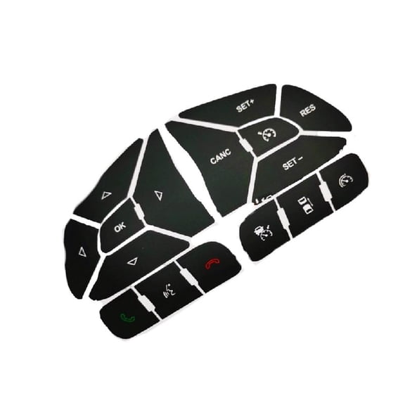 Vehicle Wear Button Covers Labels Decals PVC Film Protective