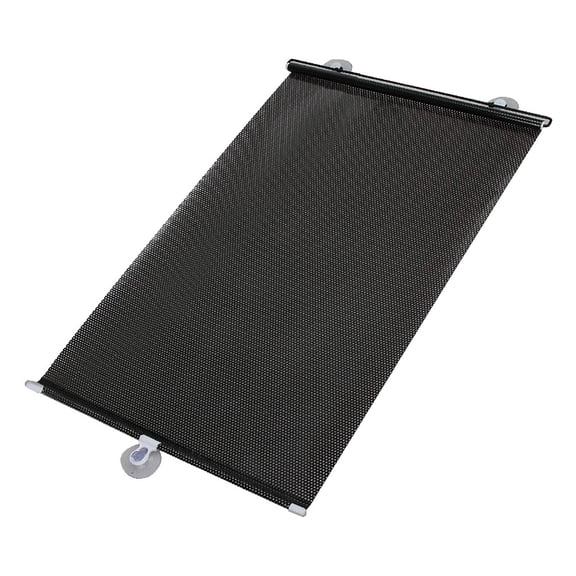 Vehicle Window Shade Retractable Sun Protector 20x49 Inches Mesh Cover Heat Blocker Suction Cup