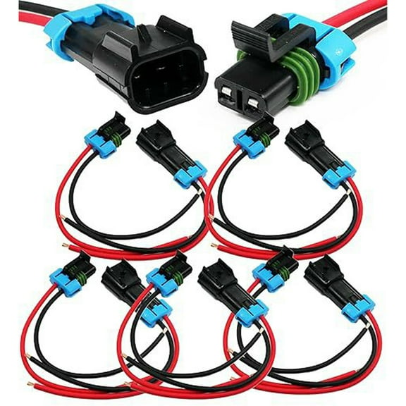 Vehicle supply cable set,Wire Male Female 2 Pin Auto Cable Set Auto Wire Kit Auto Waterproof Cable Wire Male Cable Wire Vehicle Cable 150mm Male Female Cable Buzhi