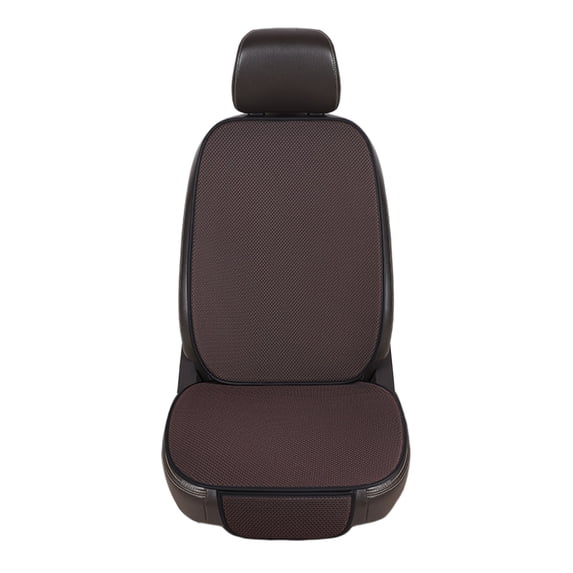 Vehiculum Seat Cushion With Backrest Coffee/Beige 62x50x50cm, Ventilation Summer Cool All Season Pad