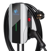 Level 2 EV Charger, 40A 9.6kW ev charger level 2, NEMA14-50 Electric Car Charging Station, J1772 connector 25ft Cable
