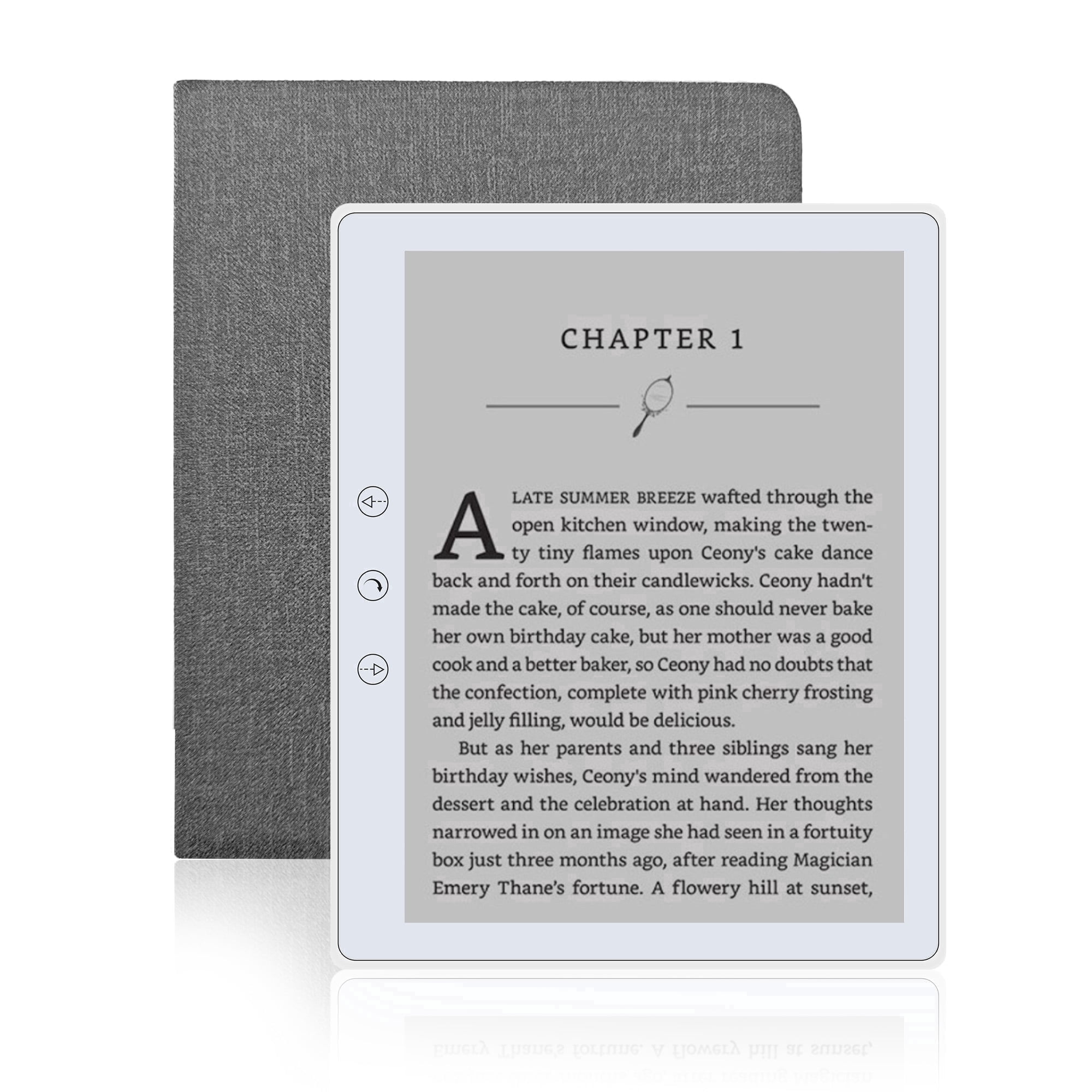 Veidoo 5.8 inch Ebook Reader, HD Touch Screen Carta E-Ink Technology, 32GB ROM(TF Card Expansion to 64G), WiFi, Long Endurance, Android E-Reader with  Cover(Gray)