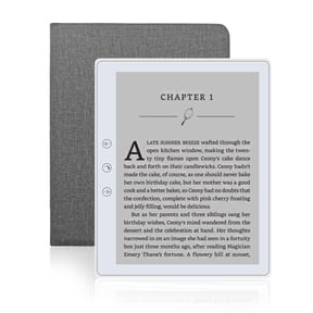Veidoo 5.8 inch Ebook Reader, HD Touch Screen Carta E-Ink Technology, 32GB ROM(TF Card Expansion to 64G), WiFi, Long Endurance, Android E-Reader with Cover(Gray)