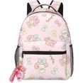 thumbnail image 1 of Veidsuh My Bunny Melody Bag Cartoon Character Pattern Backpack Polyester Waterproof Laptop Backpack Travel Camping Hiking Dayback Backpack Gift, 1 of 7