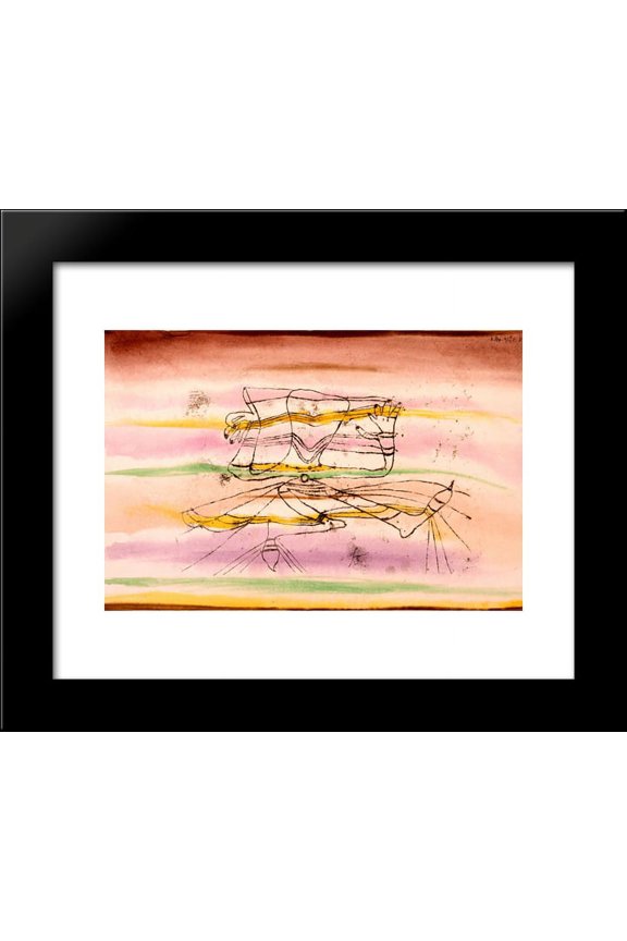 Veil Dance 20x24 Framed Art Print by Paul Klee