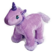 Veil Entertainment Magical Fairytale Unicorn 10.5" Plush Animal, Purple