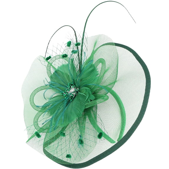 MERRYHAPY 1920s Style Veil Fascinator Hat with Hair Clip and Headband, Vintage Costume Accessories for Women