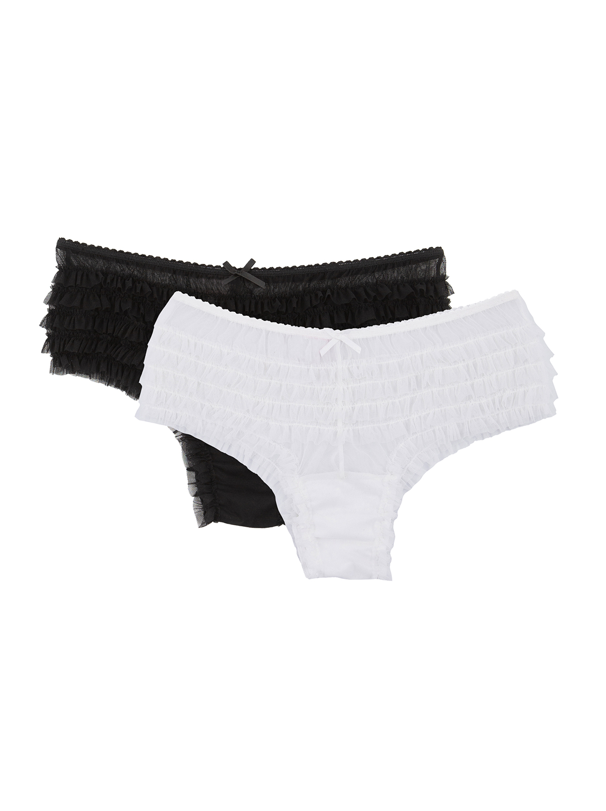 Rainbow Mesh Ruffle Panty