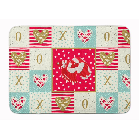 Veil Tail Betta Love Machine Washable Memory Foam Mat