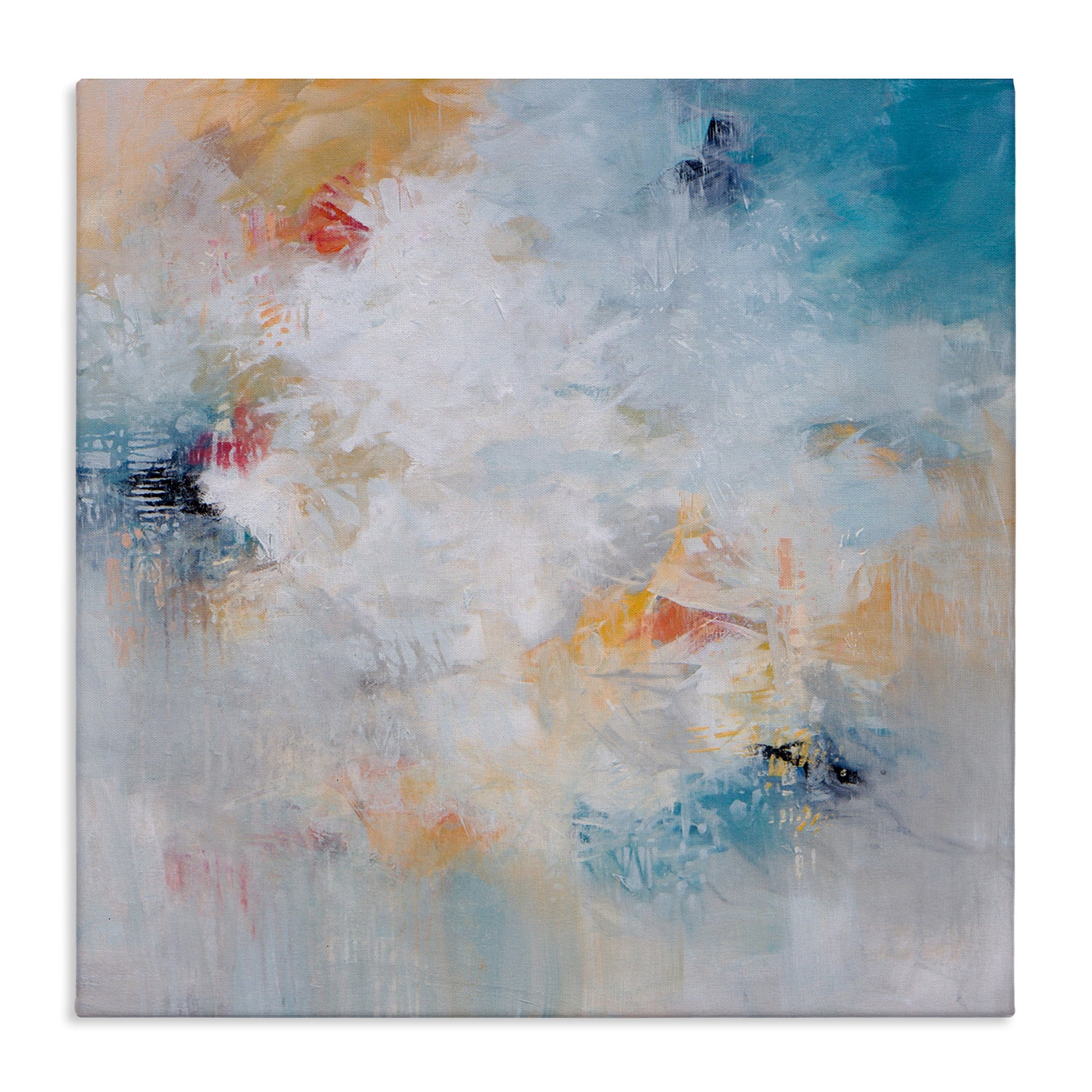 Veiled Dance Abstraction Canvas Wall Art, design by Karen Hale