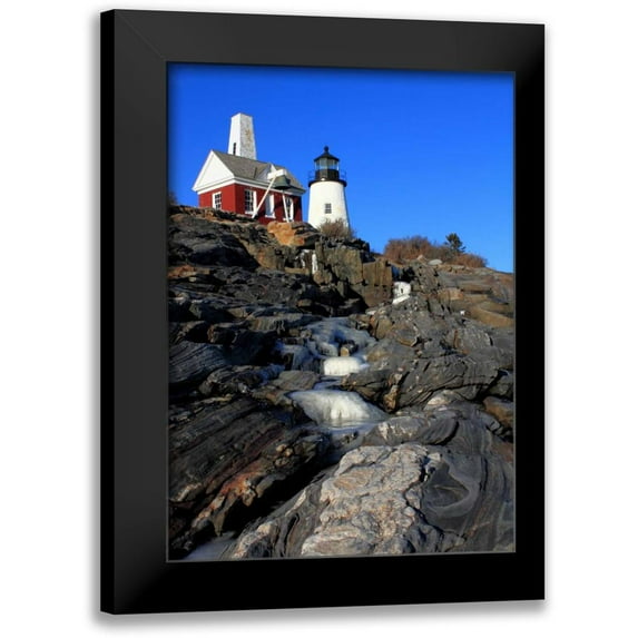 Veilleux, Jason 11x14 Black Modern Framed Museum Art Print Titled - Pemaquid Point I