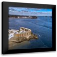 thumbnail image 1 of Veilleux, Jason 15x15 Black Modern Framed Museum Art Print Titled - Aerial Fort, 1 of 5