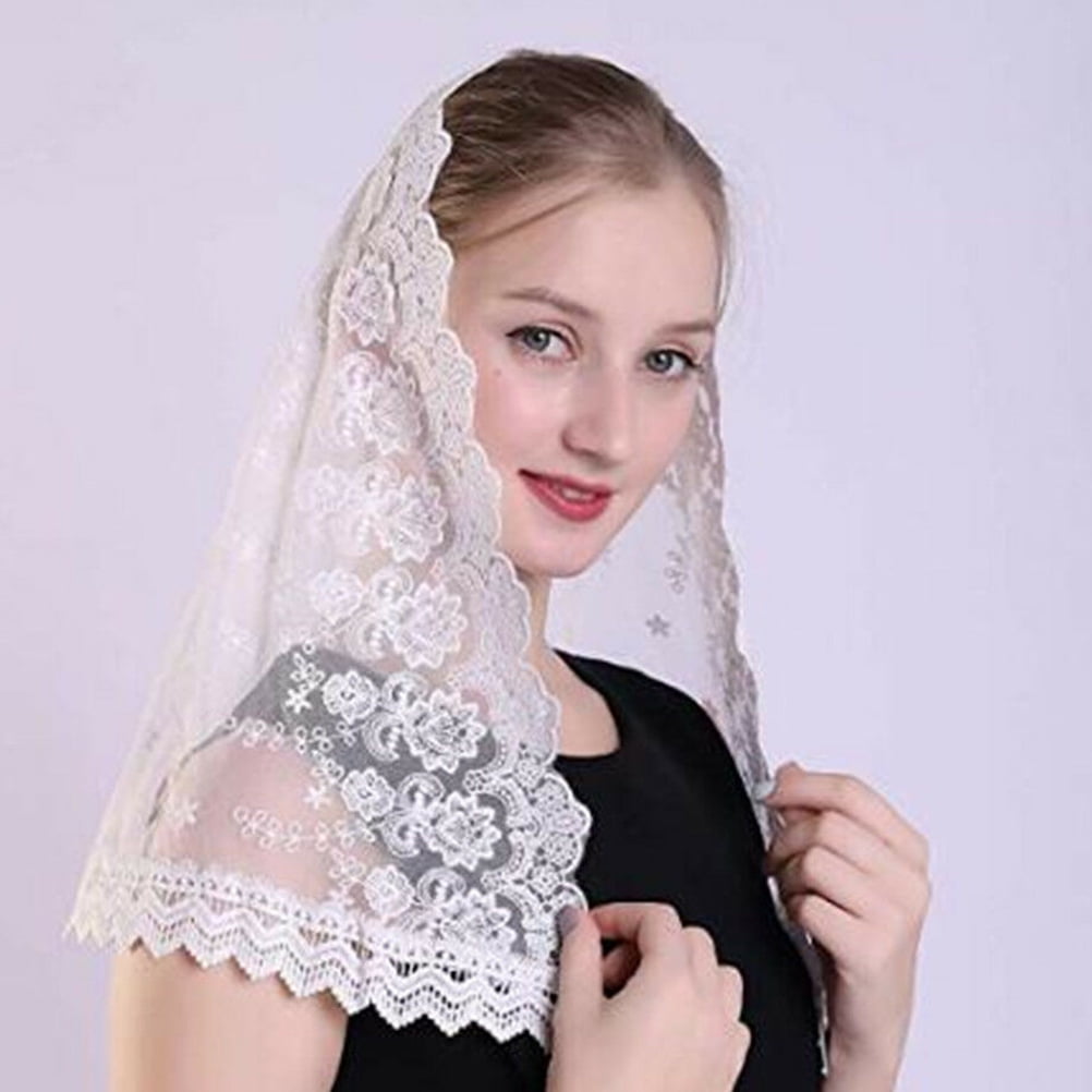 Veilsveil Catholic Lace Black Church Head Mantilla Chapel Veil Catholic ...