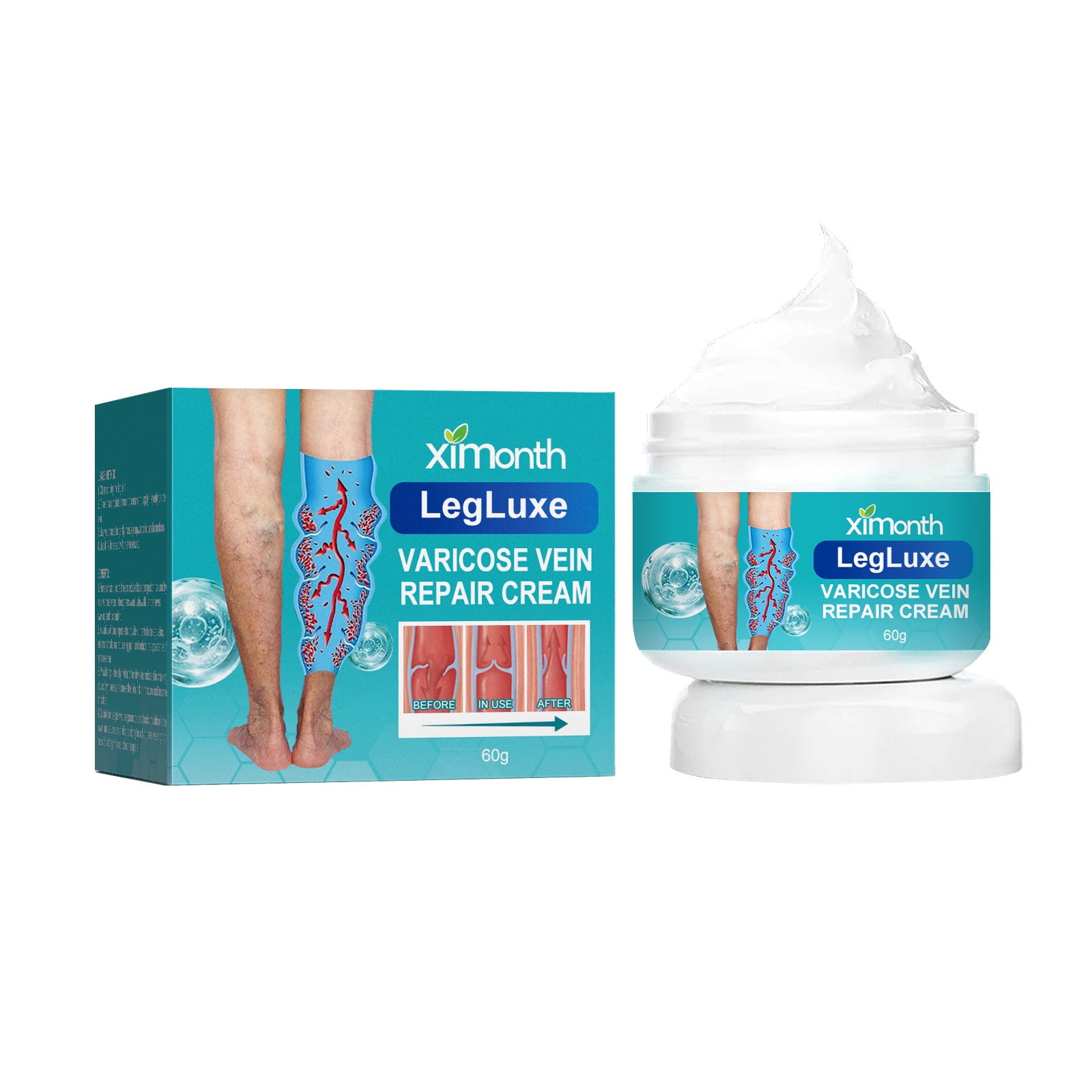 Vein Treatment Cream Repair raised blood vessels in legs relieve leg soreness and swelling Massage cream