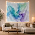 thumbnail image 1 of Veins Fluid Organic with Mimic Appearance Alcohol Spreading, Mystical Fantasy for Space Lovers, Galaxy Room Decor, Graduation Gift, Tapestry Wall Hanging for Bedroom and Dorm, 1 of 7