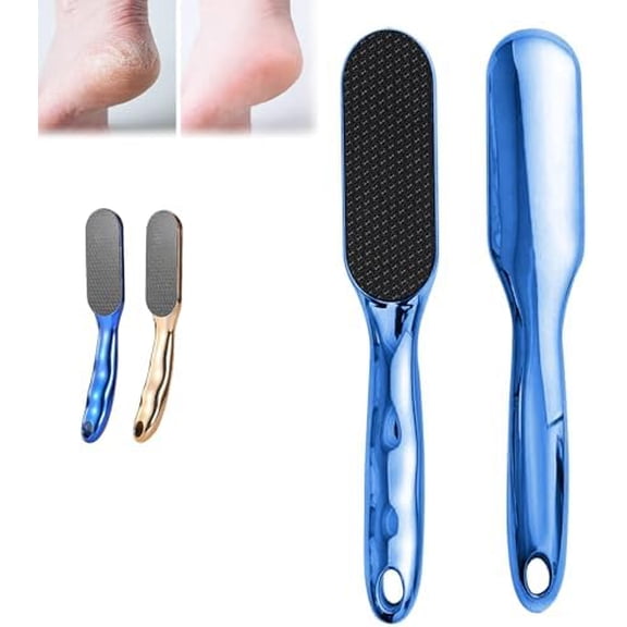 Veinsgrain Foot File, Nano Glass Foot File, Hard Skin Remover Nano-Glass Foot File, Veins Grain Foot File, Professional Foot Care Tools, Pedicure Tool for Smooth Feet (Blue)