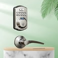 thumbnail image 1 of Veise Fingerprint Door Lock Keyless Entry, Electronic Keypad Deadbolt, Smart Auto-Lock, 2 Handles, Satin Nickel, 1 of 10