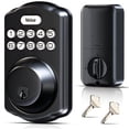 thumbnail image 1 of Veise Electronic Keypad Deadbolt Door Lock, Keyless Entry, Auto Lock, One-time Codes, Matte Black, 1 of 10