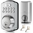 thumbnail image 1 of Veise Keypad Deadbolt Door Lock, Keyless Entry, Easy Installation, Auto Lock, Satin Nickel, 1 of 10