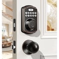 thumbnail image 1 of Veise Keyless Entry Door Lock with 2 Knobs, Electronic Keypad Deadbolt, Auto Lock, Bronze, 1 of 8