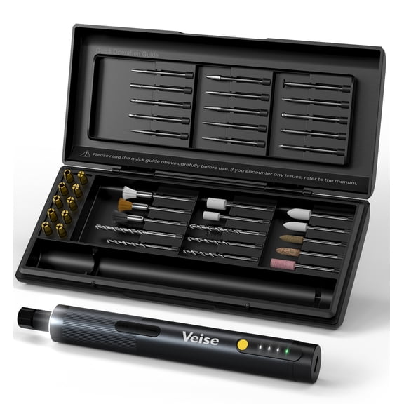 Veise RT01 Mini Cordless Rotary Tool Kit, Precision Engraving Pen, 41 pcs