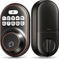 thumbnail image 1 of Veise Keyless Entry Door Lock, Electronic Keypad Deadbolt, Auto Lock, Easy Install, Oil Rubbed Bronze, 1 of 9