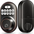 thumbnail image 1 of Veise Keyless Entry Door Lock, Electronic Keypad Deadbolt, Auto Lock, Easy Install, Oil Rubbed Bronze, 1 of 9