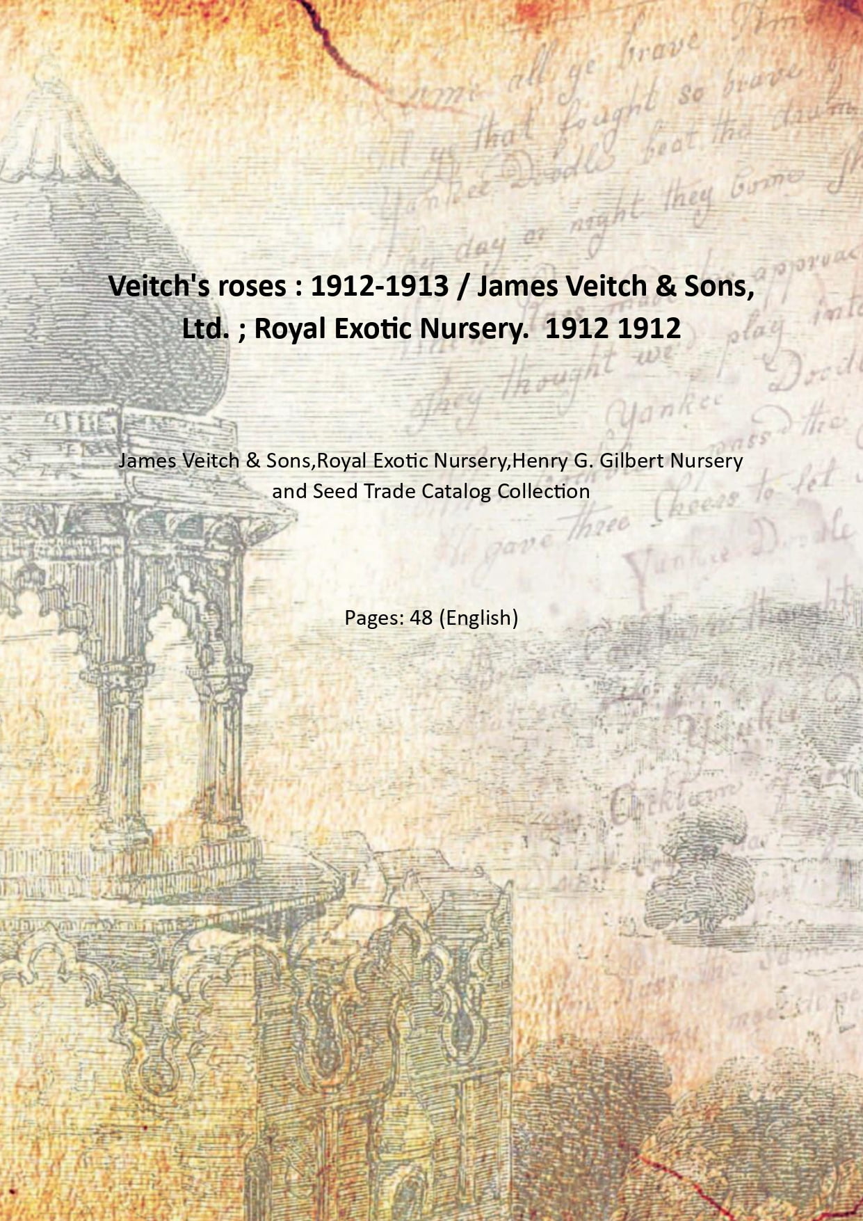 Veitch's roses 19121913 / James Veitch & Sons, Ltd. ; Royal Exotic