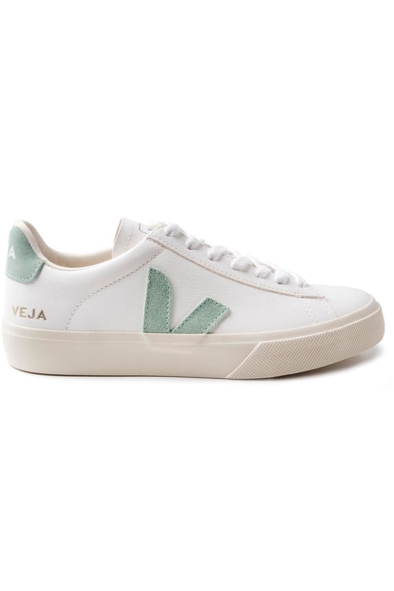 Campo Chromefree Sneakers With Green Accents White (Women's)