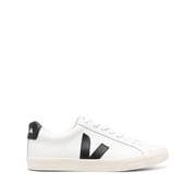 Veja Womens Esplar Logo Sneakers, Extra White/Black, 6 Medium US