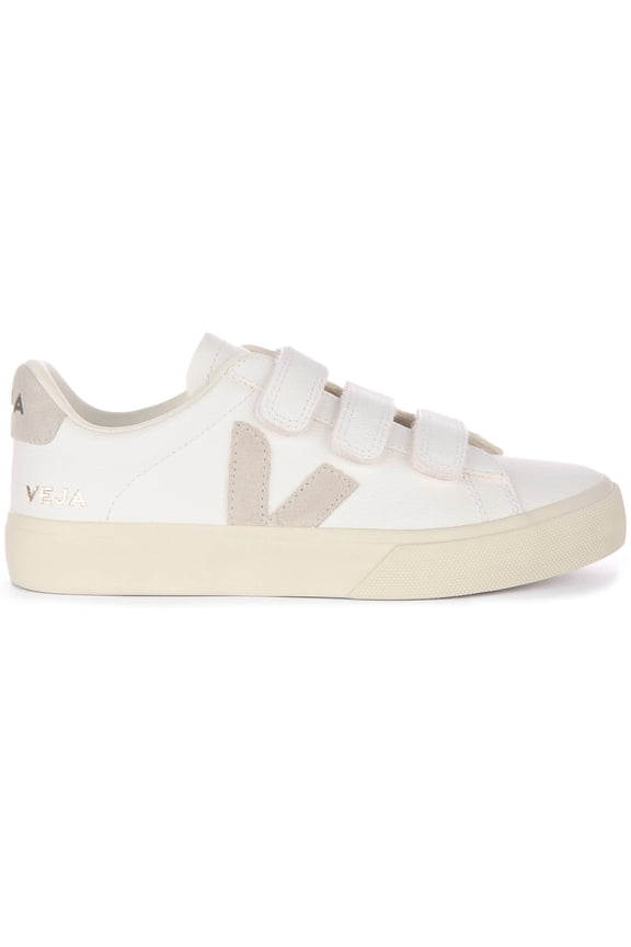 Mens Recife Chromefree Leather White Natural Trainers 10 US