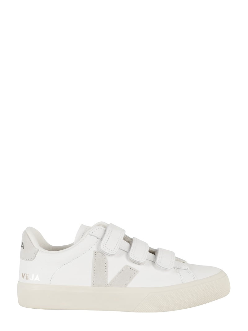 VEJA Recife ロゴクロムフリーレザー白&ナチュラル #38 Veja Women's Recife Logo Chrome Free Ecological Leather Sneakers