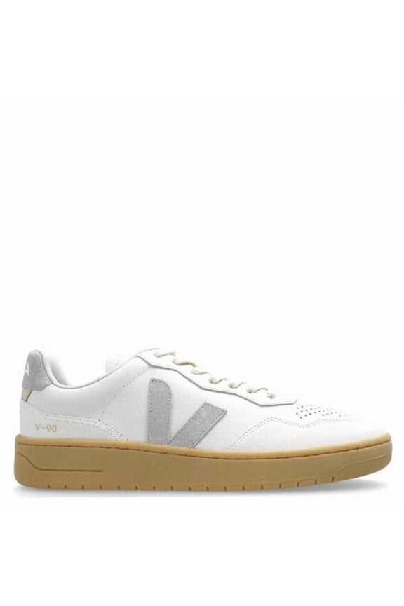 V-90 Leather Low-Top Sneakers, Brand Size 40 ( US Size 7 )