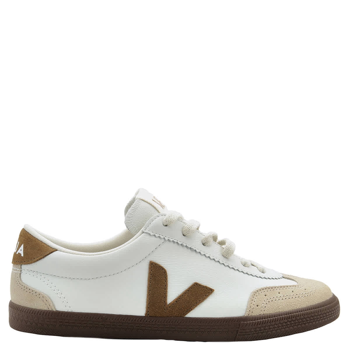Veja Volley Leather Low-Top Sneakers, Brand Size 38 ( US Size 7 )