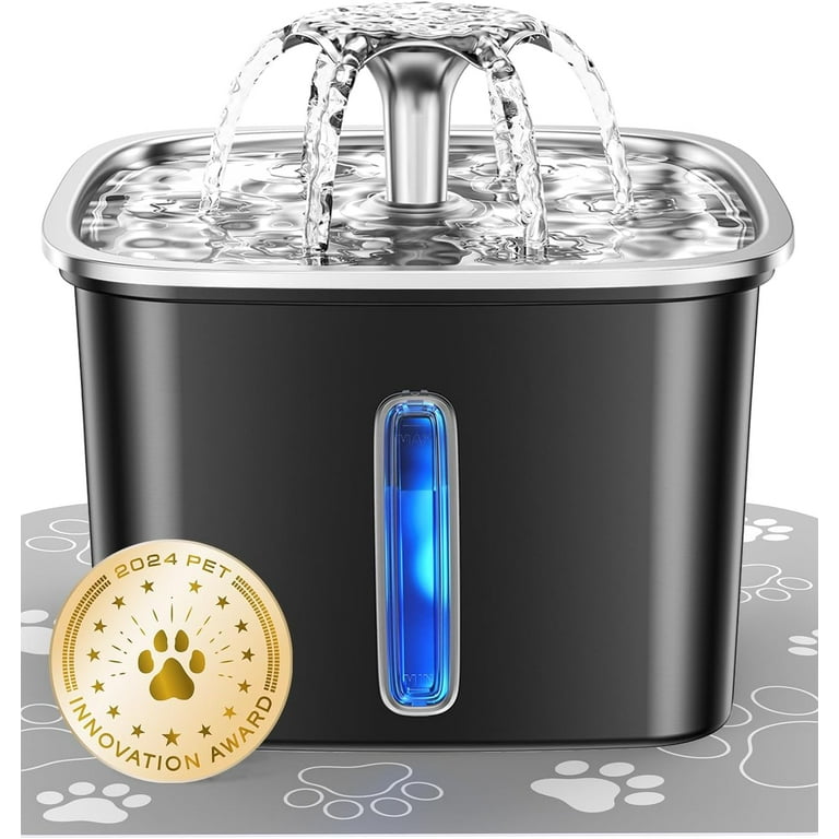 Veken Stainless Steel Pet Water Fountain