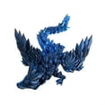 thumbnail image 1 of Vekome 18" 3D Printed Dragon,3D Printed Flying Dragon, Wings Spreadable Crystal Dragon, Flying Dragon Fidget Toy,Crystal Dragon Toys Gifts for Adults Kids, 1 of 7