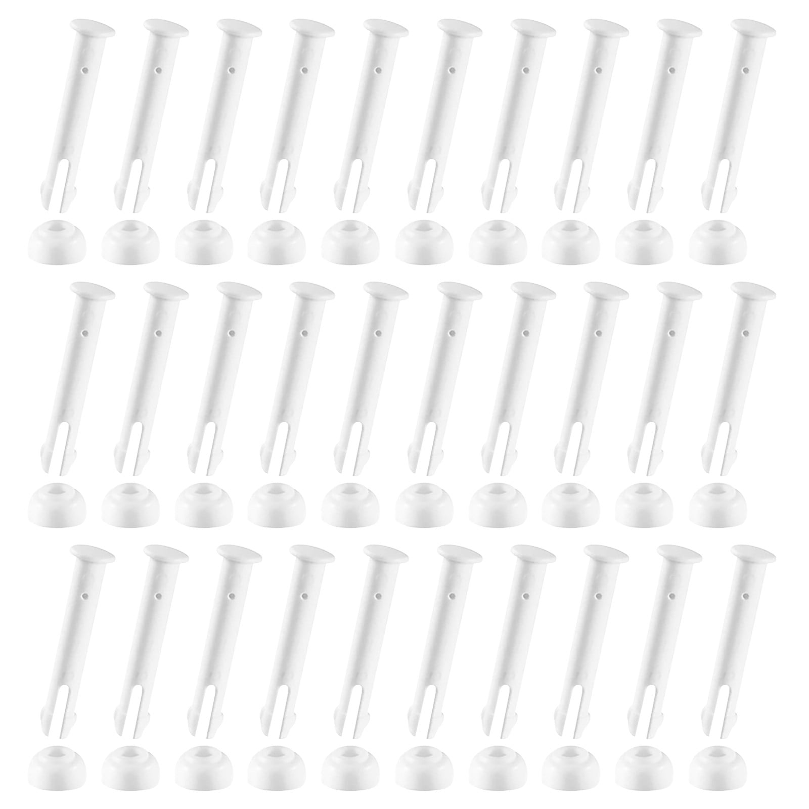 Vekome 30 PCS Plastic Pool Joint Pins & 30 PCS Rubber Seals for 13'24