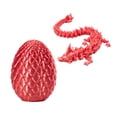 thumbnail image 1 of Vekome 3D Printed Dragon in Egg,9" Crystal Dragon in Dragon Egg, Articulated Dragon, Crystal Fidget Dragon Egg Toys for Executive Home Office Decor, 1 of 8