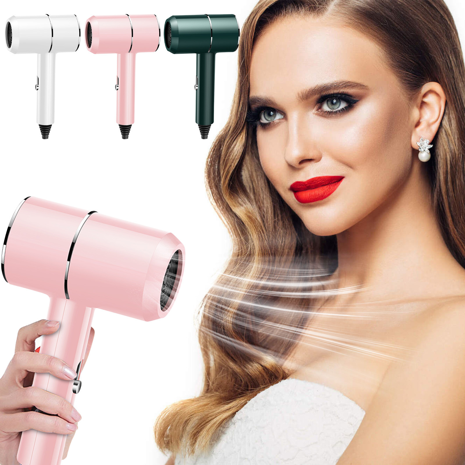 Vekome Blue Light Hair Care Gradient Electric Hair Dryer High Power