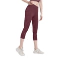 thumbnail image 1 of Vekome Butt Lifting Leggings Plus Size for Women Yoga Pants Seamless Solid Lightweight Running Tights Red 3XL, 1 of 3