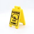 thumbnail image 1 of Vekome Cat Vomit Sign, Dog Vomit Sign, Cat Vomit Caution Sign, 4 Inch Funny Cat Sign Decor, Cats Live Here Novelty Desk Sign, Yard Warning Sign, 1 of 7